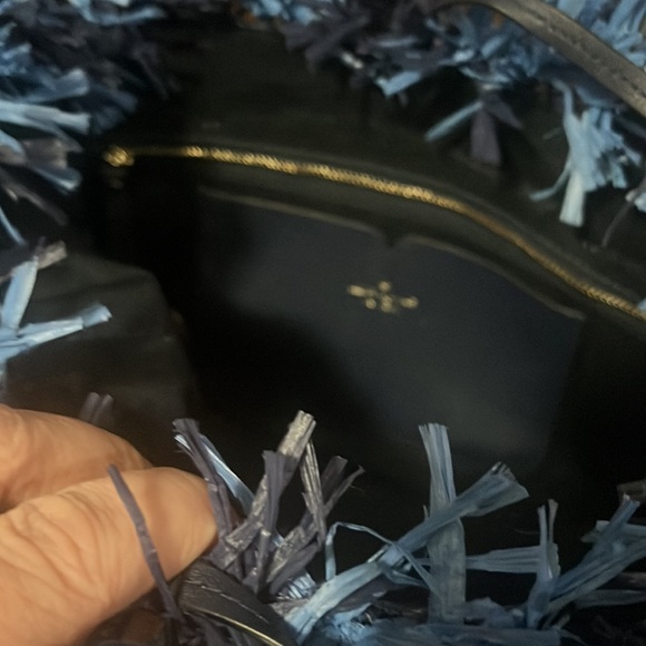 GIFT KATE SPADE SAM MEDIUM WOVEN RAFFIA STRAW SATCHEL BAG “ STILL IN STORES” - Picture 9 of 15